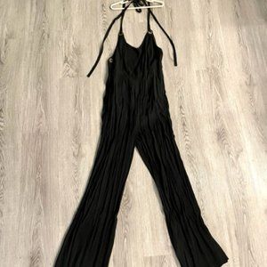 Black Open Back Jumpsuit